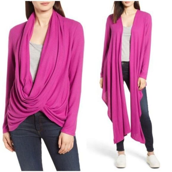 Gibson Cozy Convertible Wrap size Small in Fuchsia - Picture 1 of 9